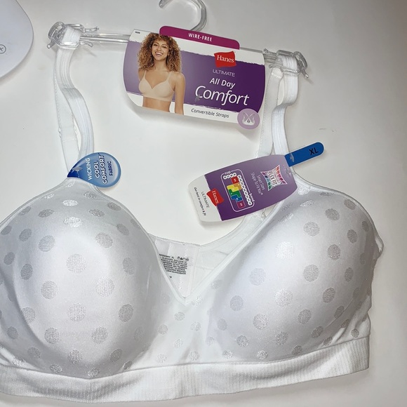 New, Hanes ultimate all day comfort wire free bra - Picture 1 of 5